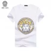 versace vintage logo-print t-shirt cool gold medusa white